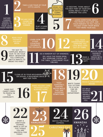 Countdown to the holidays calendar