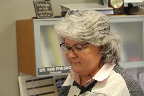 Dr. Presko will retire in 2020 after seven years as head principal of Battle. (Nathan Stever)