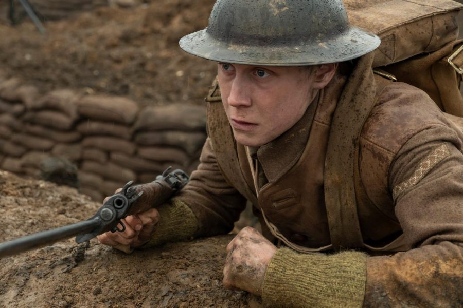 George MacKay plays lance corporal Schofield in “1917.” Image provided by Francois Duhamel/Universal Pictures