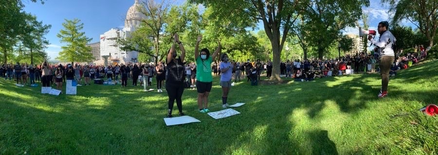 Students attend BLM protests