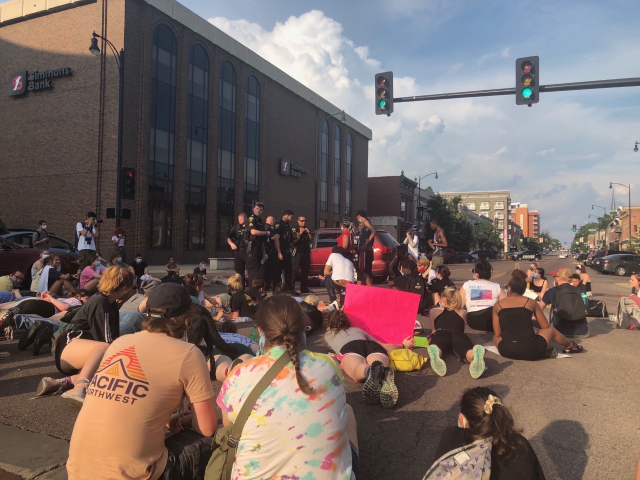 Students attend BLM protests