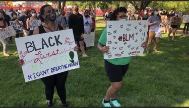 Students attend BLM protests