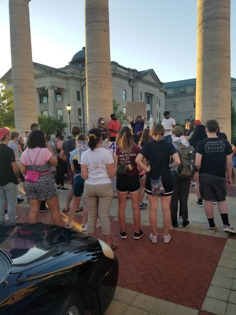 Students attend BLM protests