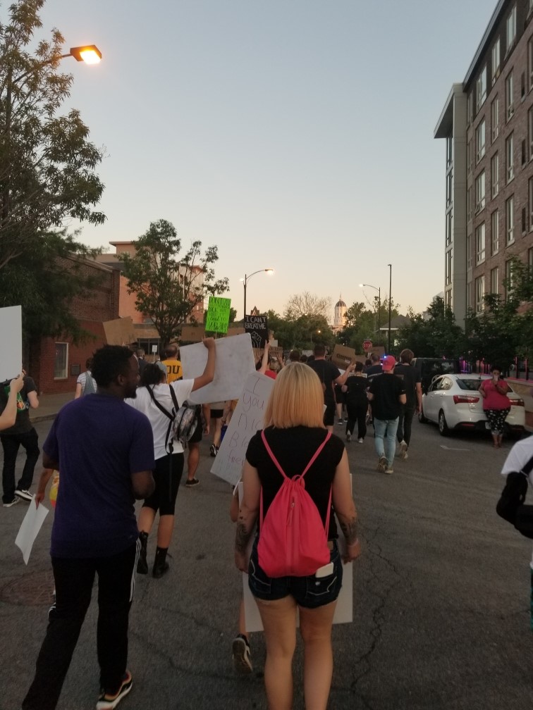 Students attend BLM protests