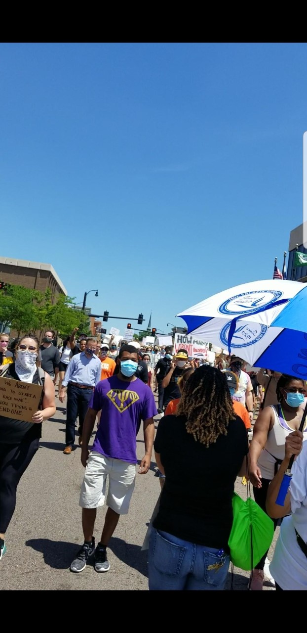 Students attend BLM protests