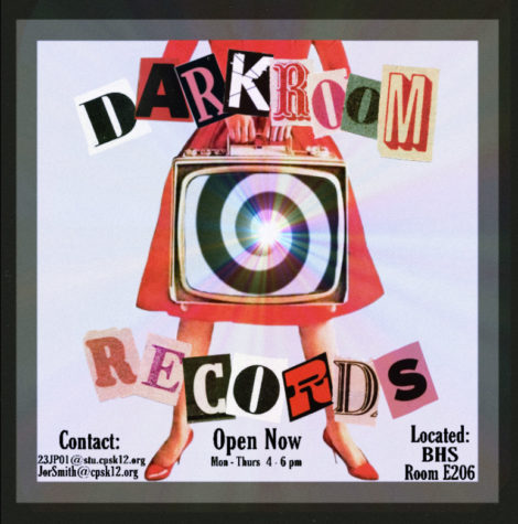 Darkroom Records advertisement made by Darkroom Intern 