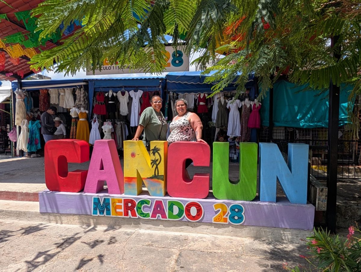Ms. Amy Jammeh and Mrs. Nichol Einsiedel in Cancun, Mexico, over spring break.